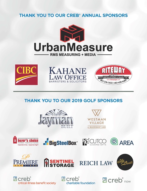 Golf Sponsors 2019