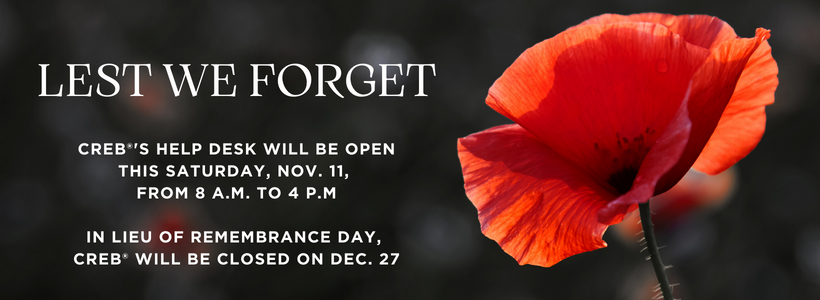 Remembrance Day Hours