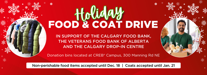 Food and Coat Drive CT Banner