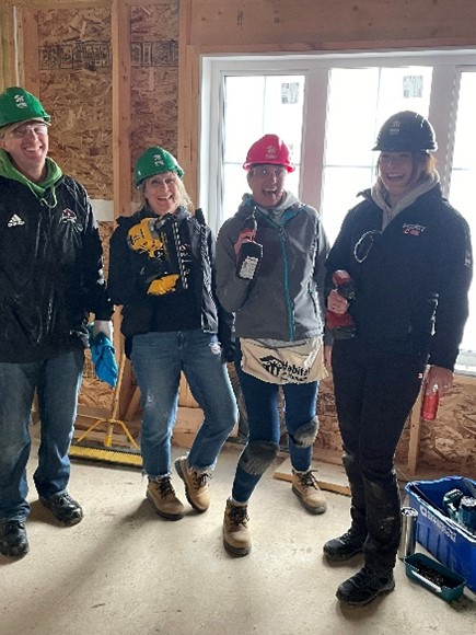 Habitat for humanity volunteers