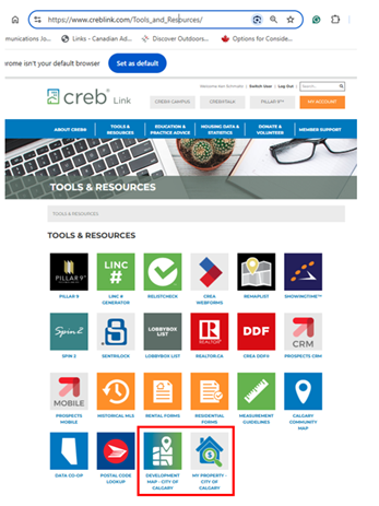 City of Calgary Development Map and My Property 3.0 tools now on CREB®Link