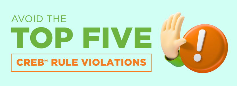 Top 5 CREB Rule Violations CT Banner
