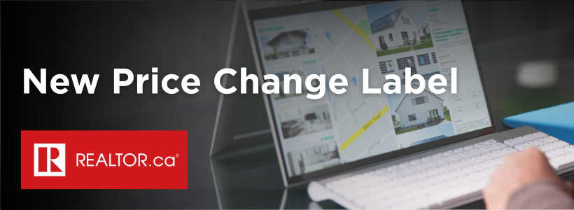 Realtor.ca New Price Change  Label