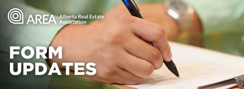 AREA Form Updates