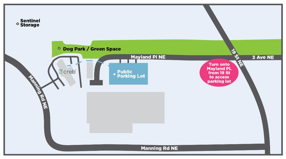 CREB Parking Lot Instructions