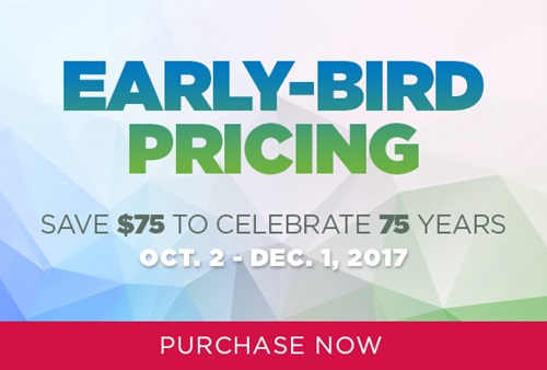 Early bird pricing
